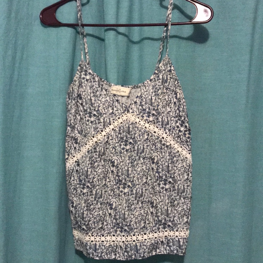 Abercrombie & Fitch Floral and Crochet Cami/Tank